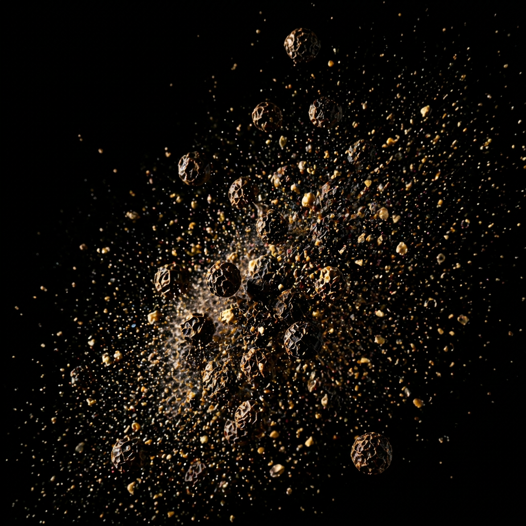 BLACK PEPPER signal botanical specimen.